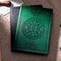 CAGIE Leather Vintage Journal for Men Soft Cover Lined Pages Notebook 180 Lay Flat for Writing Travel Diary, 5.7'' x 8.3'', Dark Green...