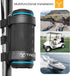 TREBLAB Bluetooth Speaker Mount - Universal Speaker Mount for Bike, Golf Cart Railing - Adjustable Strap Holder Compatible with Most Portable Spea...