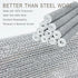Multifunctional Wire Dishwashing Rags, Non-Scratch Steel Wire Dishcloth, Double Layer Multipurpose Cleaning Cloth, Scrubs for Dish, Pan Pot, Stove...