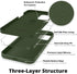 IceSword iPhone 12 Pro Max Case Dark Green, Thin Liquid Silicone Shockproof Phone Case Cover, Deep Forest Green, Gel Rubber Drop Protective 6.7" [...