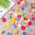 WILLBOND 100 Pieces Faux Flower Heads for Crafts Artificial Silk Plum Blossom Heads for Home Room Wedding Party Marriage Car Shoes Hats, 1.8 Inch ...