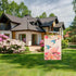 1PCS Hummingbird Spring Garden Flag Flower Garden Spring Yard Outdoor Flag Double Sided Small Burlap Bird Flag for Outside Holiday Decor(12.5 x 18...