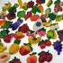 random 12Pcs creative 3D resin fruit vegetables fridge magnets funny cute decoration refrigerator magnet accessories office school whiteboard magn...