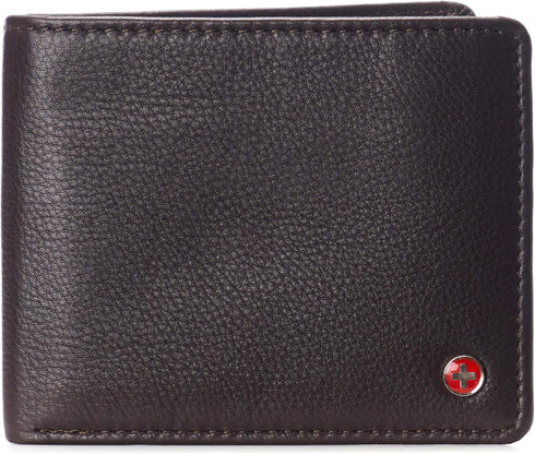 Alpine Swiss Connor Executive Bifold Wallet | Business Passcase for Men | Premium Leather | Dual ID Windows | RFID Blocking | Gift Box Included So...