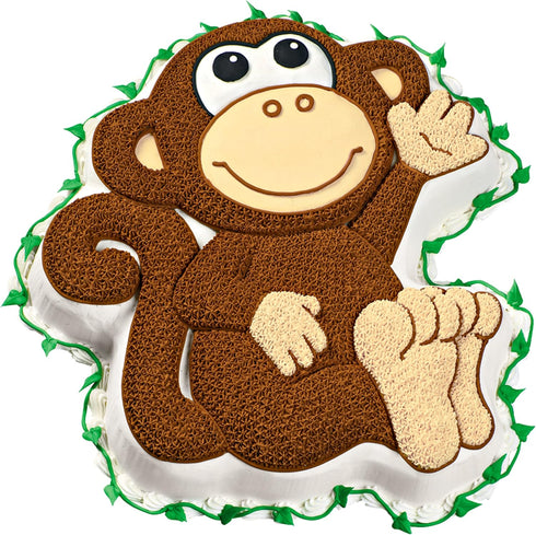 Wilton Monkey Cake Pan, Kids 3D Birthday Cake Pan...