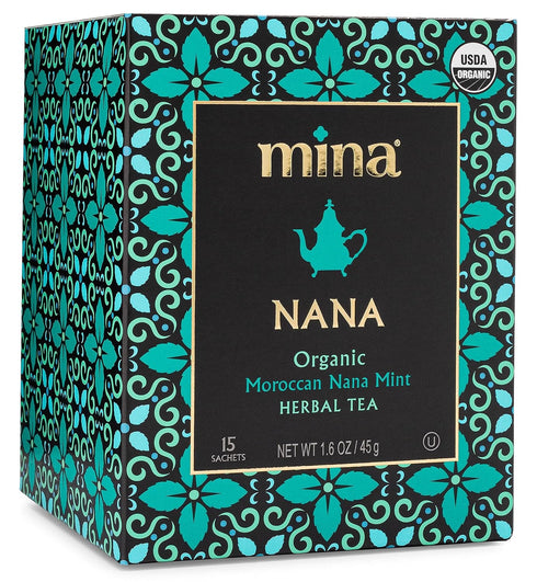 MINA Organic Moroccan Nana Mint Herbal Tea, 15 CT...