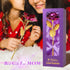 Childom Birthday Gifts for Women,Christmas Rose Gifts for Mom,Purple Rose Present for Her,Wife,Sweet Artificial Flower for Grandma,Daughter,Women,...
