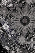 Neasow Bohemian Tapestry Wall Hanging,Black and White Floral Tapestry with Dotted Daisy Medallion Print Bedroom Boho Hippie Home Decor, 60×80 inch...