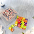 20pcs Small Plastic Storage Boxes Square Clear Containers with Lids Craft Organizers for Small Items, Bead, Jewelry, Office Supplies, 5 Sizes...