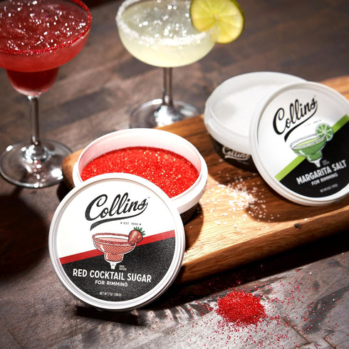 White Margarita Salt Rimmer for Cocktails, Glass Rimming Salt for Margarita, Bloody Mary, Manhattan Drinks, 6oz...