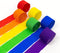 HOUSE OF PARTY OG Rainbow Crepe Paper Streamers 6 Crepe Paper Rolls 492ft (1.8 Inch x 82 Ft/Roll) - Pack of Red, Orange, Yellow, Green, Blue, Purp...