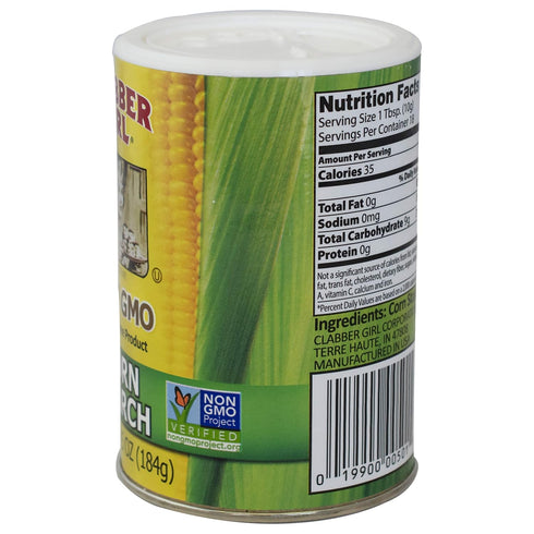 Clabber Girl Non-GMO Corn Starch, Gluten Free, 6.5 Ounce...
