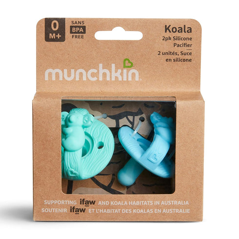 Munchkin® Wildlove Koala Silicone Pacifier, 2 Pack...