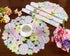 Easte Egg Placemat 14" Set of 4 Cutwork Embroidered Spring Flowery Floral Eggs Dresser Scarf for Home Kitchen Dining Spring Holiday Tabletop Decor...