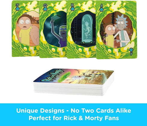 AQUARIUS Rick and Morty Playing Cards – Rick and Morty Themed Deck of Cards for Your Favorite Card Games - Officially Licensed Rick and Morty Merc...