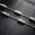 MIDEEO 14k Gold Plated Pearl Anklet Boho Anklets for Women Ankle Bracelet Minimalist Dainty Beach Anklet...