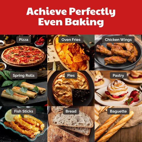 Air Fryer Basket for Oven - Non-Stick Oven Air Fryer Basket - Crisping Sheet for Baking Crisp Pizza, Chips, Fries, & More With Less Oil, Butter or...