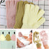 3 Pair Shower Gloves Exfoliating for Women, Double Sided Shower Gloves Mitt Body Scrubber Glovenylon Deep Exfoliating Glove with Hanging Loop, Bat...