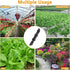 50 Pcs Drip Irrigation Coupling Fittings, 1/4'' Drip Irrigation Tubing, Straight Coupling/Single Barbed Connectors for Universal 1/4 Inch Irrigati...