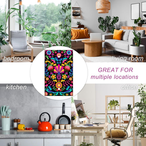 Mexico Light Switch Cover Decorative One Gang Blank Wall Plate Cover Talavera Light Switch Plate Mexican Wall Decor Decorative Wall Plates for Hom...