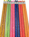 Sparkle Glitter Fun #2 Lead 7.5" Pencils (36 Pack) 6 Glitter Colors: Yellow, Red, Pink, Green, Blue and Orange! (36)...