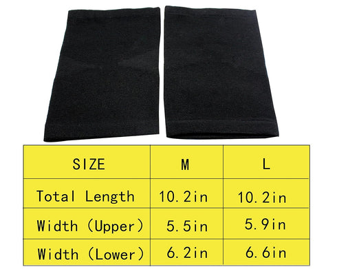 JUMISEE (One Pair) Cotton Knee Sleeves for Knee Support, Circulation Improvement & Pain Relief,Sport Compression for Running, Pain Management, Art...