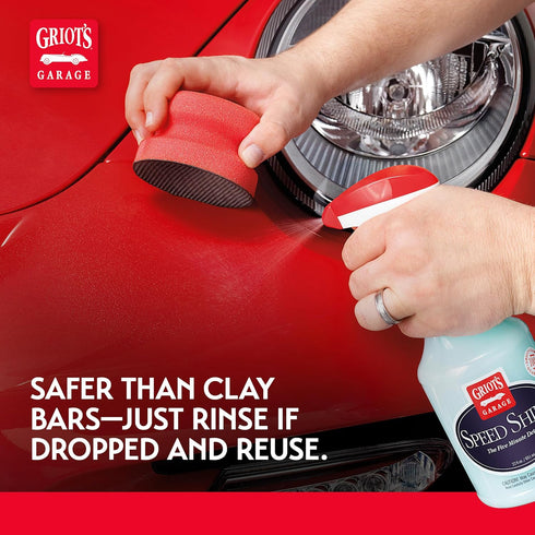 Griot's Garage Brilliant Finish Synthetic Clay for Car Detailing, Creates a Smooth Paint Surface and Lasts Longer Than Traditional Bars, 10691...