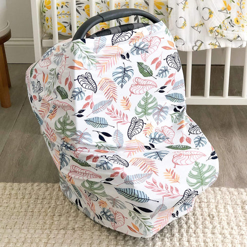 Bebe au Lait 5-in-1 Multi-Use Cover: Nursing Covers for Breastfeeding, Infinity Scarf, Nursing Shawl, Car Seat Cover, Shopping Cart Cover, Carrier...