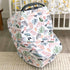 Bebe au Lait 5-in-1 Multi-Use Cover: Nursing Covers for Breastfeeding, Infinity Scarf, Nursing Shawl, Car Seat Cover, Shopping Cart Cover, Carrier...