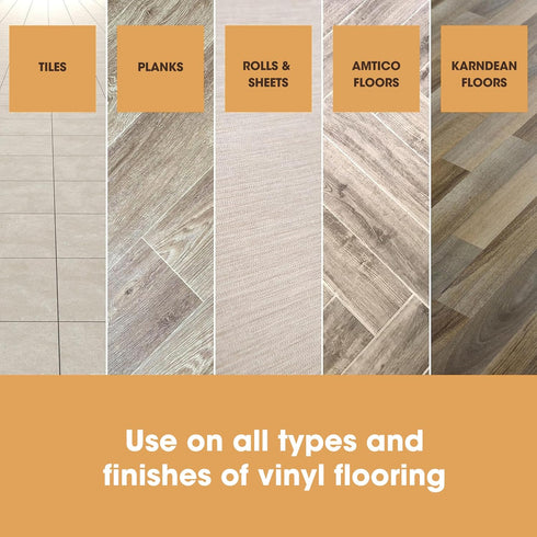 Furniture Clinic Vinyl Floor Cleaner | Dilutes to 170 FL Oz | Easy and Safe Application | Quick-Drying with Lavender Aroma | 17oz / 500ml...