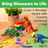 Creativity for Kids Create with Clay Dinosaurs - Build 3 Dinosaur Figures with Modeling Clay, small...
