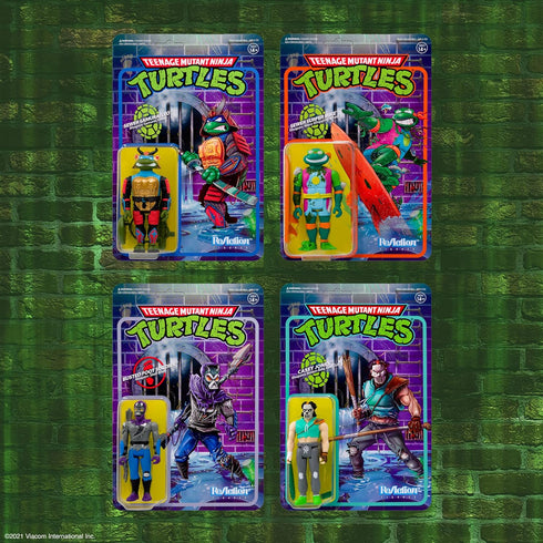 Super7 Teenage Mutant Ninja Turtles Damaged Foot Soldier 3.75 in ReAction Figure...