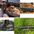 Garden Flat Soaker Hose 20 Ft for Garden Beds, Water Hose Linkable Irrigation System Lightweight and Easy Gardening Yard Work Watering Plants and ...
