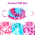 Perfectware - PW Cotton Candy Tri-Color Mask Kit Essentials Tie Dye Mask Kit - DIY Back to School Tie Dye Masks - Cotton Candy Tri-Color Kit - Kra...