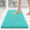 Smiry Luxury Chenille Bathroom Rugs 24x16, Extra Soft and Absorbent Shaggy Bath Mat, Machine Washable, Non-Slip Plush Carpet Runner for Tub, Showe...