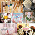 Applique YAKA 20pcs Handmade Stereo Fabric Rose Flowers for DIY Headdress Flowers Headbands Clips,Rose Wedding Decor Hair Bow Craft Sewing Accesso...