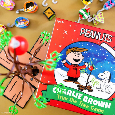 Funko Peanuts Charlie Brown Trim The Tree Cooperative Game for 1-5 Players Ages 5 and Up...