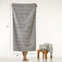 SKL Home Efrie 100% Turkish Cotton Bath Towel, 28" x 54", Gray...