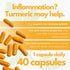 Neurobion Turmeric Curcumin 650 mg Herbal Supplement for Antioxidant Support, High Absorption Ultra Potent Turmeric Supplement Multivitamins Compl...