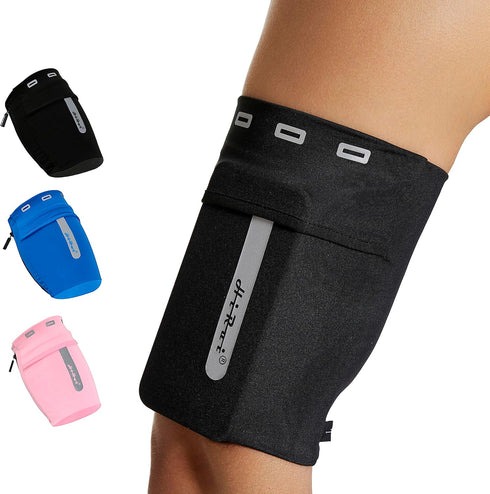 HiRui Running Armband Sleeve Universal Sports Armband Cell Phone Holder Armband for Exercise Workout, Compatible with iPhone 16/15/14/13/Plus/Pro ...