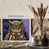 Posterizer 1 pcs- Abstract print of an owl with a background of Thunder-Art for Animal Lovers-Abstract & Modern Art- Gift for Men Women Teens-Deco...