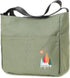 Canvas Crossbody Bag for Women Men, Fashion Casual Shoulder Bags Messenger Bag with Embroidery...