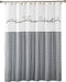 SKL Home by Saturday Knight Ltd. Farmhouse Dogs Shower Curtain, White 72" X 72"...