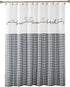 SKL Home by Saturday Knight Ltd. Farmhouse Dogs Shower Curtain, White 72" X 72"...