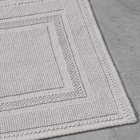 Jean Pierre - Stonewash Racetrack Bath Rug, Cotton, Premium Bathroom Decor, Machine Washable, Highly Absorbent, Measures 17" x 24", Washed Biege...