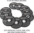 OEMTOOLS 26528 10 Piece Cut Off Wheel Set with Mandrel, Cutoff Wheel Mandrel Set, Premium Metal Cutting Wheels w/ 3/8" Arbors, Die Grinder Cut Off...