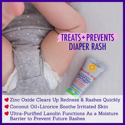 California Baby Super Sensitive Unscented Diaper Rash Cream | Zinc Oxide Ointment | 100% Bio-Based | Fragrance Free | Hypoallergenic | Soothing Di...