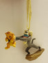 4" Disney Lion King Rafiki Baboon & Baby Simba Christmas Tree Ornament Figure...