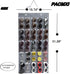 PACMAXI Sunglasses Storage Organizer, Wall Pocket Mounted by Sunglasses, Hanging Eyeglasses Storage Holder, Eyewear Display. (Grey, 25 Slot)...