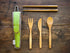 TO GO WARE Reusable Bamboo Utensil Travel Set | Includes Fork, Knife, Spoon, Chopsticks, & Carabiner Clip | Made from Sustainable Materials | Perf...